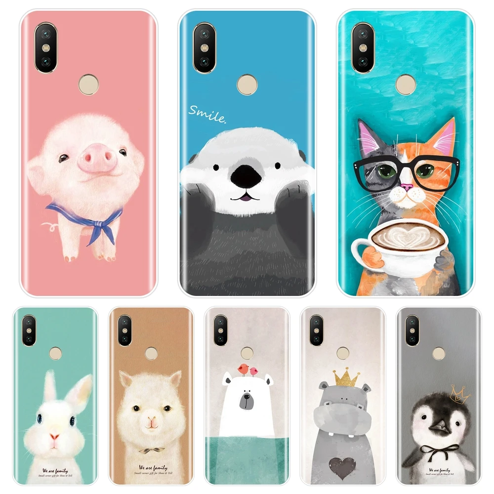 Чехол-накладка для Xiaomi Mi 5 5C 5S 5X 6 6X Plus A1 A2 8 SE Lite силиконовый в ассортименте. |