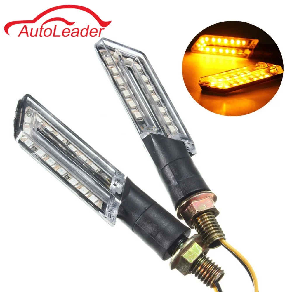 

2pcs LED Turn Signal Motorcycle Light Lamp Indicator Blinker Light Amber Blade 12V