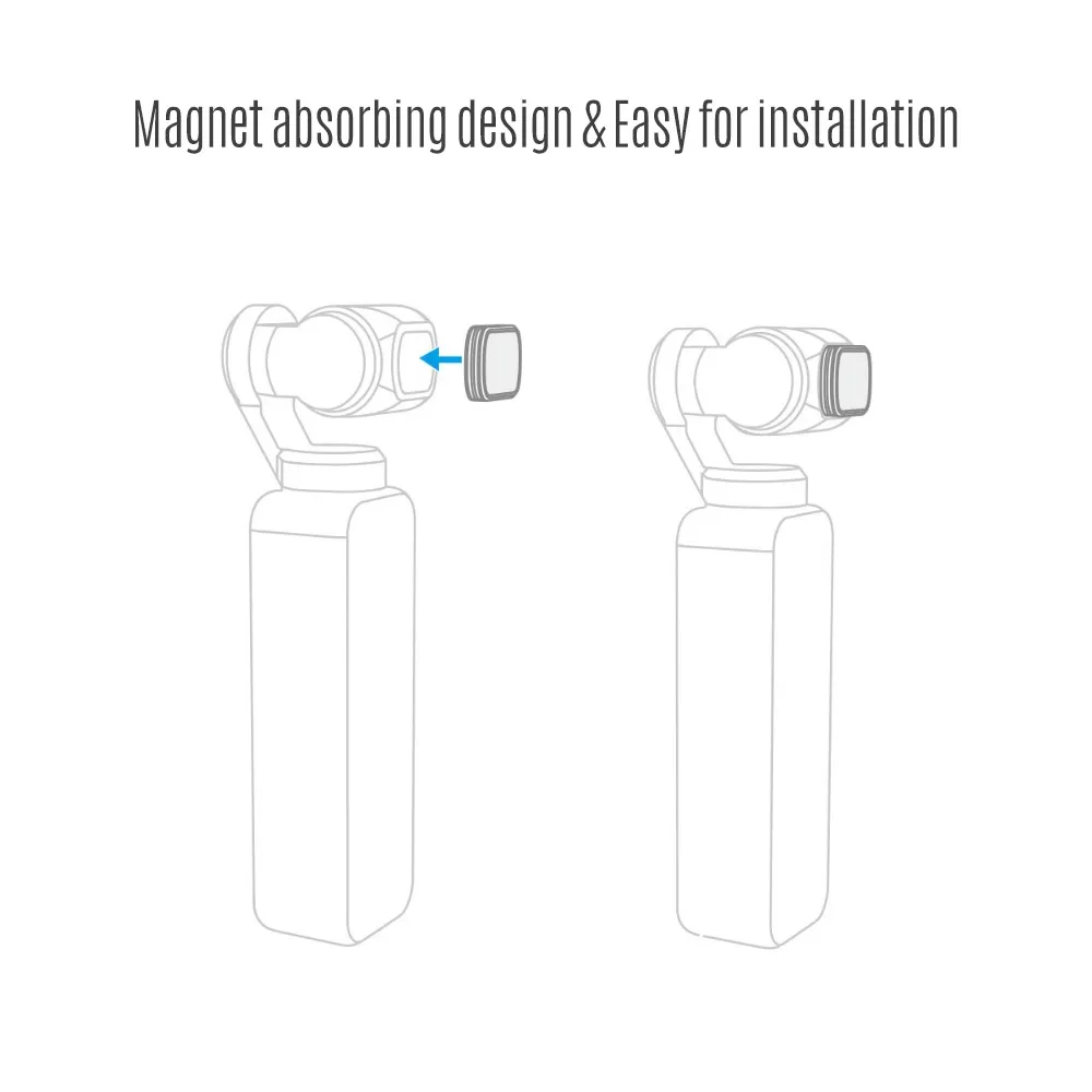 MRC-CPL фильтр поляризационный Для DJI OSMO Карманная камера съемка аксессуар фильтр оптический стеклянный поляризационный фильтр с футляром для хранения