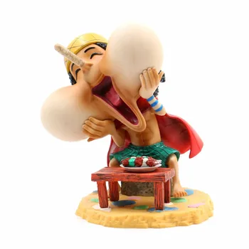 

ONE PIECE The straw hat Pirates happiness Usopp Happiness does not shut one's mouth PVC Action Figure Collectible Model Toy 11cm