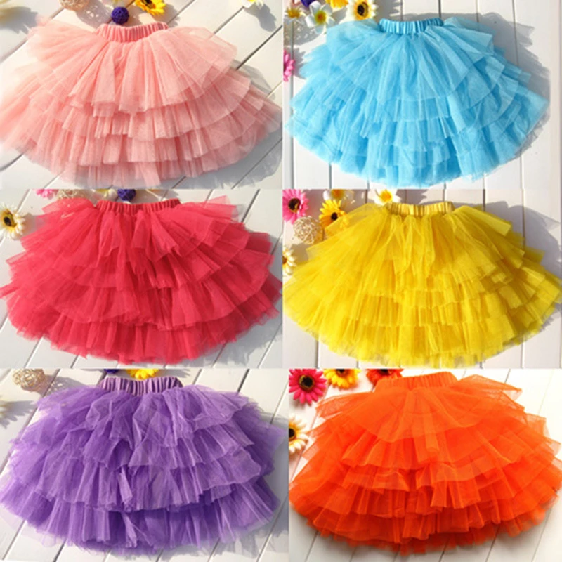 夏9色女の子チュールスカート女の子ダンスチュチュスカート子供服子供服 Tulle Skirt Girls Girls Tulle Skirtdance Tutu Skirt Aliexpress