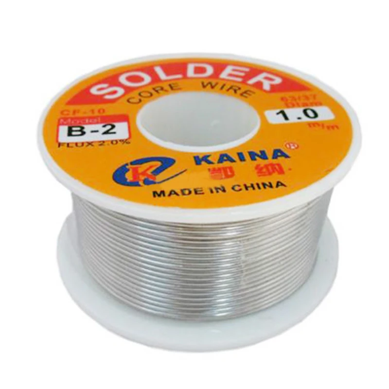 High Quality 63/37 Rosin Core Welding Flux 2% Tin Lead Solder Iron Wire Reel 0.8mm/1.0mm 50g/100g