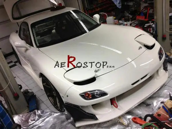 RX7 FD3S RE-GT ПЕРЕДНЕГО БАМПЕРА CANARD FRP СТЕКЛОВОЛОКНА