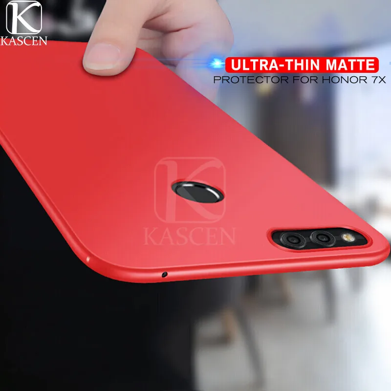 

KASCEN Ultra-thin Matte Cases For Huawei Honor 7X 5.93'' Silicone Soft Phone Back Cover Shell For Huawei Honor 7X Coque Fundas