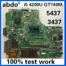 Abdo 12314-1 PWB: VF0MH REV: A00 для DELL 5437 3437 материнская плата для ноутбука процессор i5 4200U GT740M 2G DDR3 тестовая работа