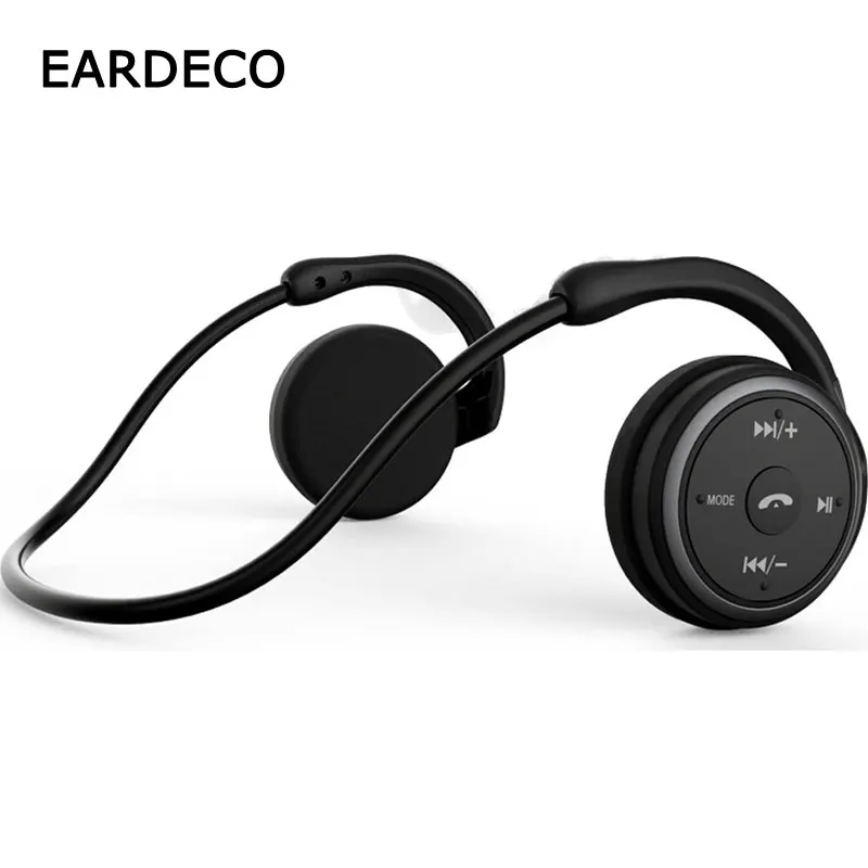 

EARDECO Sport Bluetooth Headphone Wireless Earphone for Phone Earphones Cordless Support Max 32G TF Card FM Radio Neckband