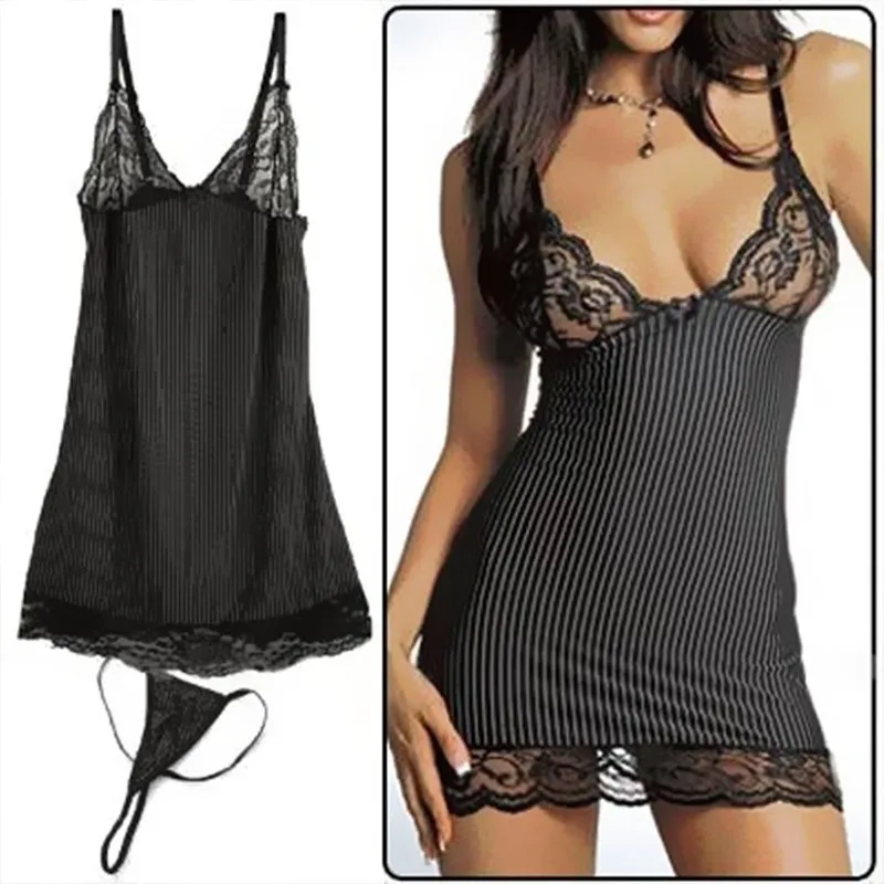 Женское кружевное нижнее белье экзотическое Прозрачное с стринги 2018|lingerie lace