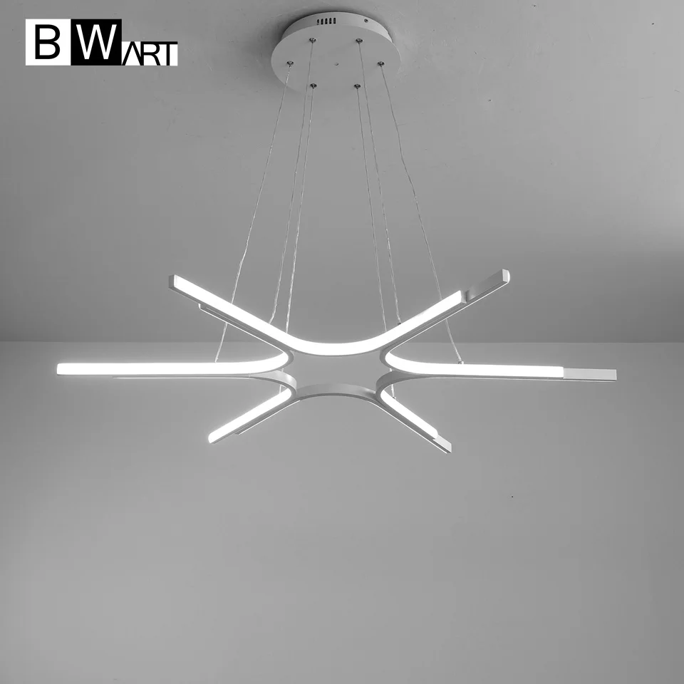

BWART Modern LED chandeliers Luxury Aluminum Pendant chandelier Lighting lamp for Living Room Bathroom Bedroom office