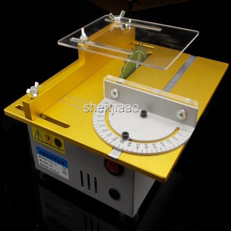 DC12-24V Multifunctional Mini Table Hand Saw Woodworking Lathe Spindle Electric Drill Grinder Polishing Door Model Slicing Saw