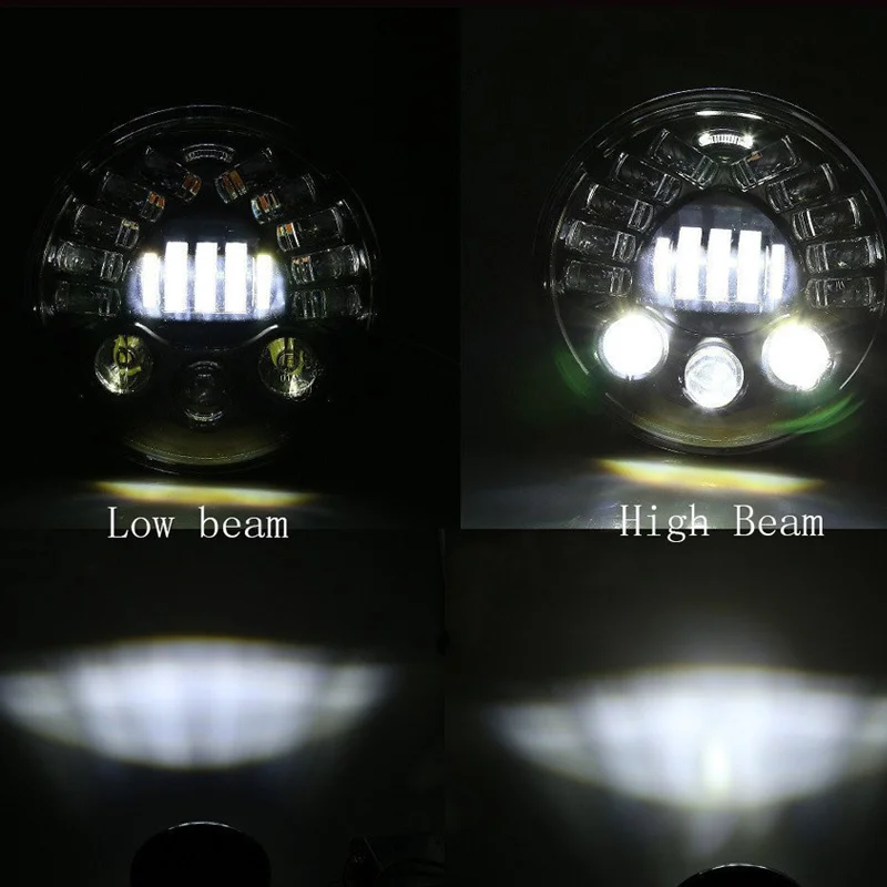 FADUIES " Проекционный адаптивный светодиодный налобный фонарь для мотоцикла Harley для BMW R NineT R9T 7-дюймовый светодиодный налобный фонарь