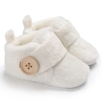 

Winter Baby Girls Shoes Spring/Autumn Cotton Baby Boy Shoes Solid Warm infantil Boy Girl First Walkers Non-Slip Baby Shoes