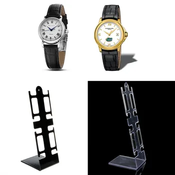

Portable 4 Slots Plastic Watch Bracelet Showcase Display Stand Holder Rack