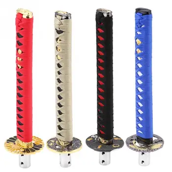 

Universal Japanese Sword Car Gear Shift Lever Knob Shifter with 4 Adapters