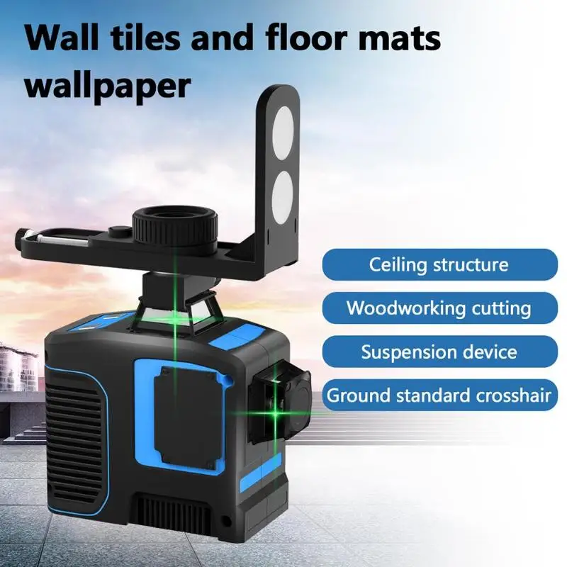 

2D/3D Level Self-Leveling Laser Level Instrument 360 Horizontal And Vertical Cross Super Powerful Green Laser Beam Line