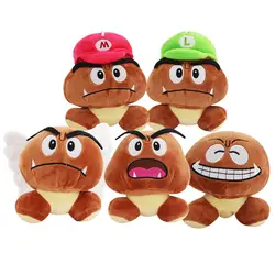 15 см 5 стиль милый супер Марио bros Goomba плюшевая кукла игрушка Супер Марио кукла-Мухомор милая мягкая кукла игрушка для детей подарок