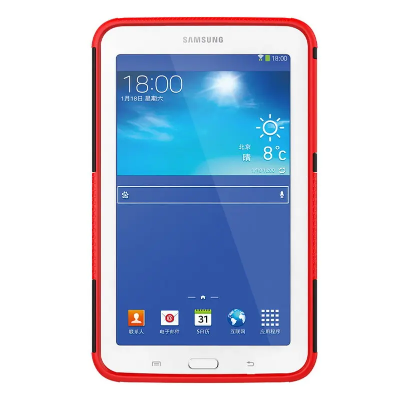 Чехол для планшета samsung Galaxy Tab 3 Lite 7,0 T110 TPU и PC чехол с рисунком шины для samsung SM-T111 T113 T116 Funda+ подарок