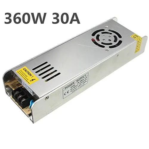 

AC110V/220V converters DC 12V 30A 360W led adapter Switching Switch Power Supply for LED Strip rigid bar