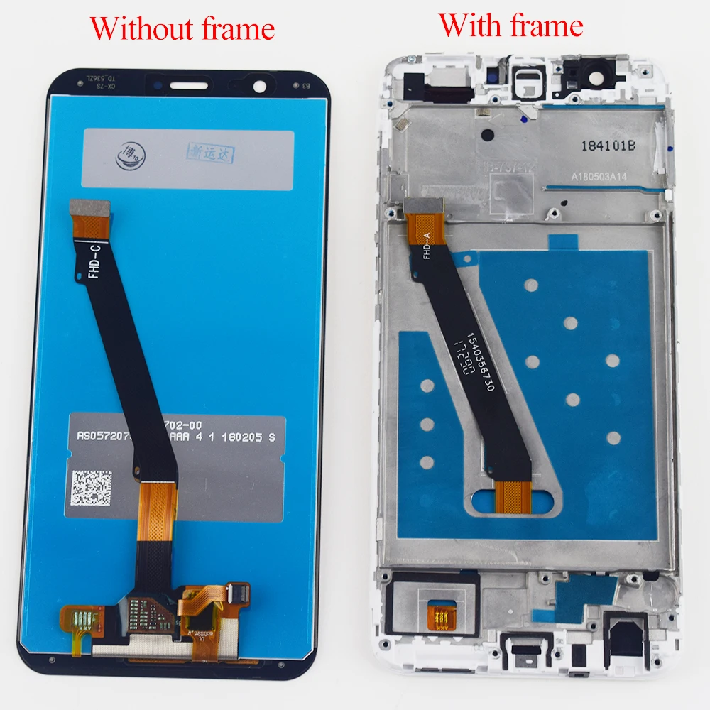 

For Huawei P Smart Enjoy 7S FIG-LX1 FIG-L21 LCD Display Monitor Panel Module + Touch Screen Digitizer Sensor Assembly Frame