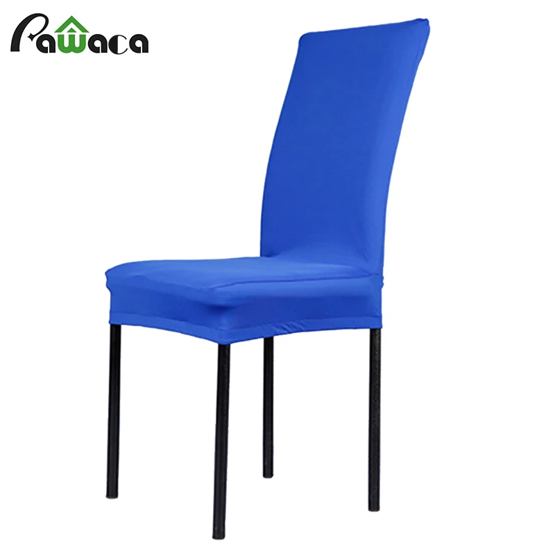 

Dining Chair Covers Spandex Strech Dining Room Wedding Office cadeira Protector Slipcover Home Hotel Wedding Decor Chair Covers