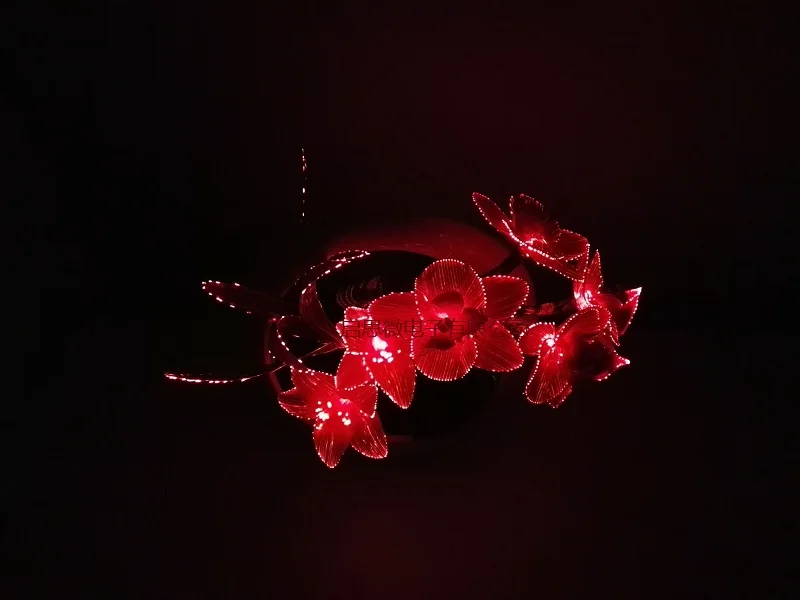 2018 Новые Led реального сенсорный Искусственный Бабочка Лилия красочные фаленопсис для свадьбы дома DIY украшения поддельные цветы