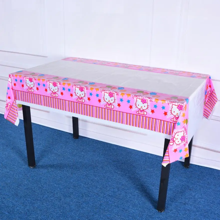 Colorful Polka Cartoon Plastic Table Cloth Kids Birthday Party Decoration Baby Shower Decoration Supplies Disposable Tablecloth Colorful Polka Cartoon Plastic Table Cloth Kids Birthday Party Decoration Baby Shower Decoration Supplies Disposable Tablecloth