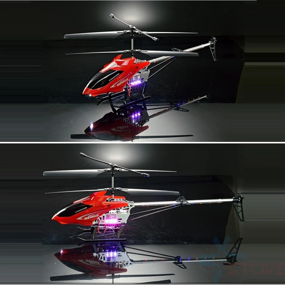 RC 75 см большой вертолет на радиоуправлении BR6508 2 4G 3.5CH супер металлический