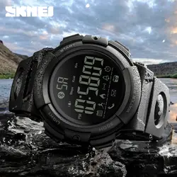 SKMEI Bluetooth Смарт-часы модные шагомер для активного отдыха калории Удаленная камера спортивные часы 50 м водонепроницаемые цифровые наручные