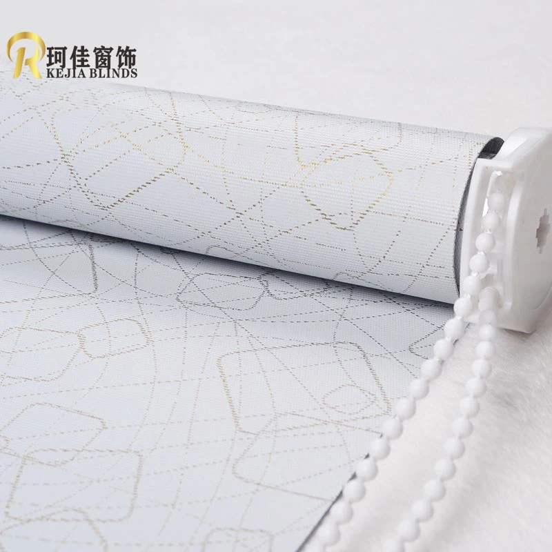 

Free shipping anti oil and water proof blackout roller blinds curtains two side printing same color for room window custom size