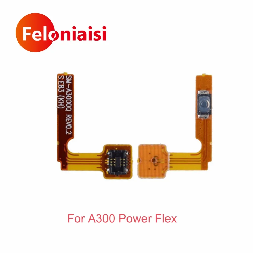 10 шт./лот для samsung Galaxy A3 2015 A300 A3000 Мощность на кнопку выключения Key Switch шлейф Замена |