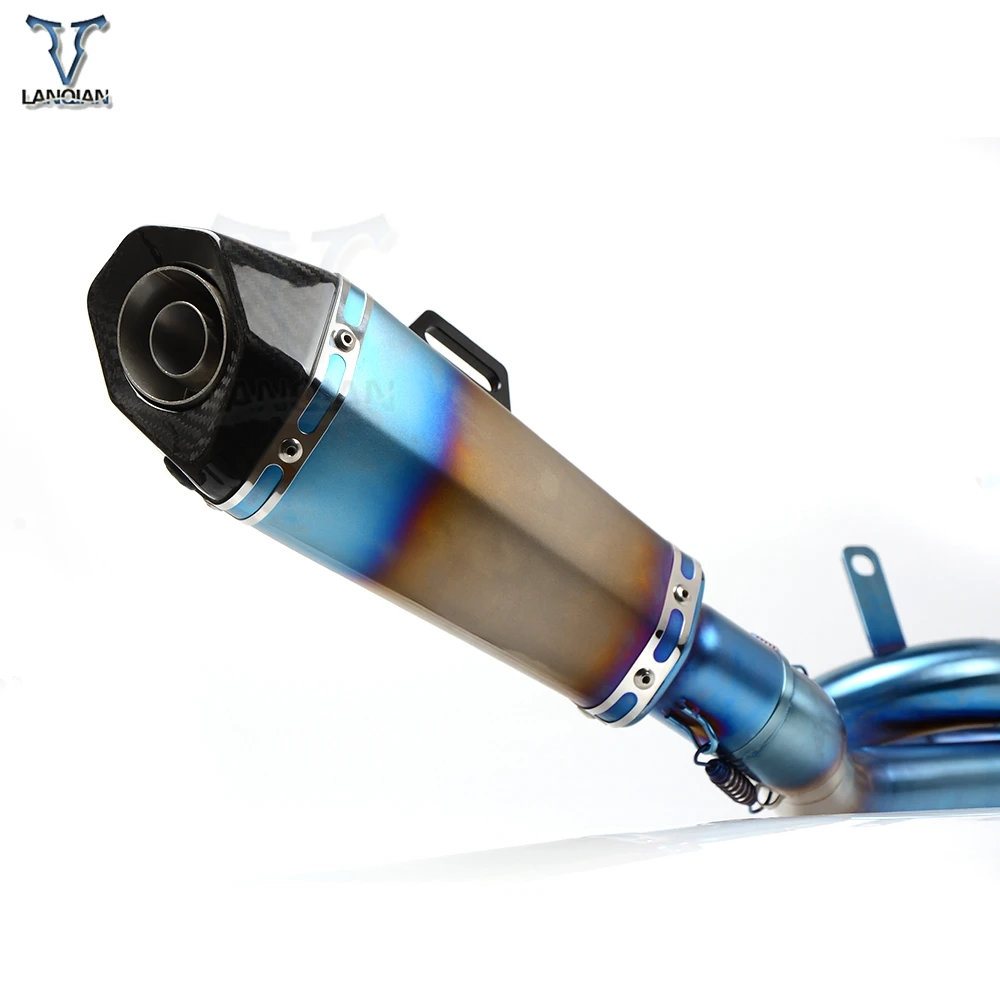 Exhaust Pipe Muffler Mid Pipe For Yamaha YZF-R3 YZFR3 2014 2015 2016 Motorcycle Full Exhaust System Mid Link Pipe
