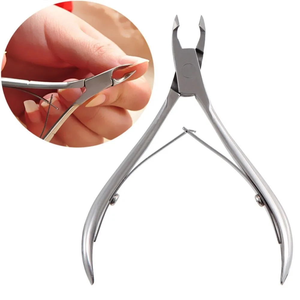 Cuticle Nipper with Cuticle Pusher-Professional Grade Stainless Steel Cuticle Remover&Cutter-Durable Manicure and Pedicure Tool