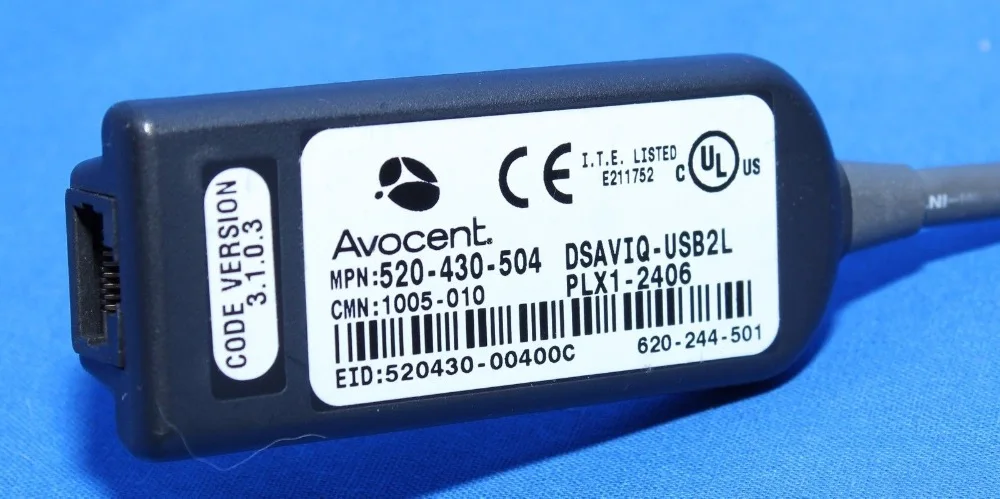 Avocent DSAVIQ-USB2L USB KVM переключатель соединения Virtual media модуль