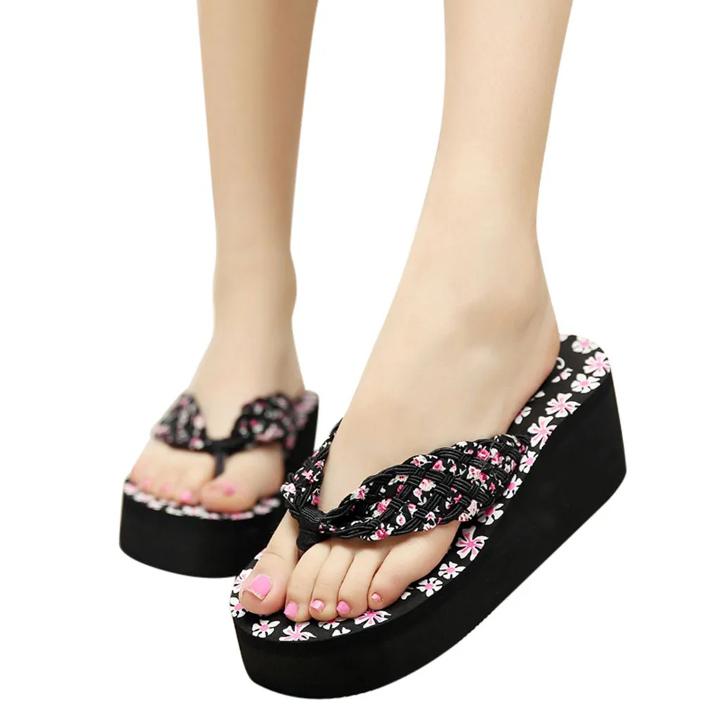 girls wedge flip flops