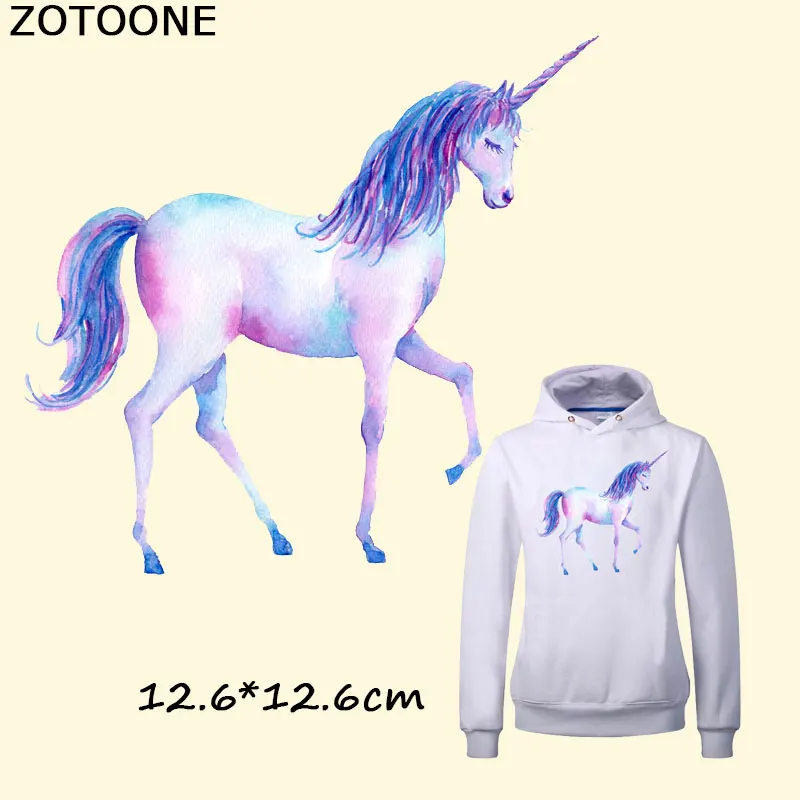 

ZOTOONE Cool Pegasus Iron on Transfer Patches for Clothing A-level Washable Patches Heat Print By Household Irons for Kids C