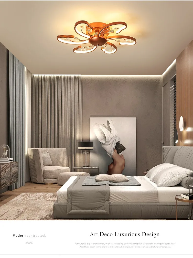 modern led chandelier ceiling lamp fixture 6