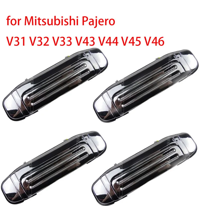 Набор/4 шт. для Mitsubishi Pajero хромированные дверные ручки V31 V32 V33 V43 V44 V45 V46 1991-1999 1996 1998 1992