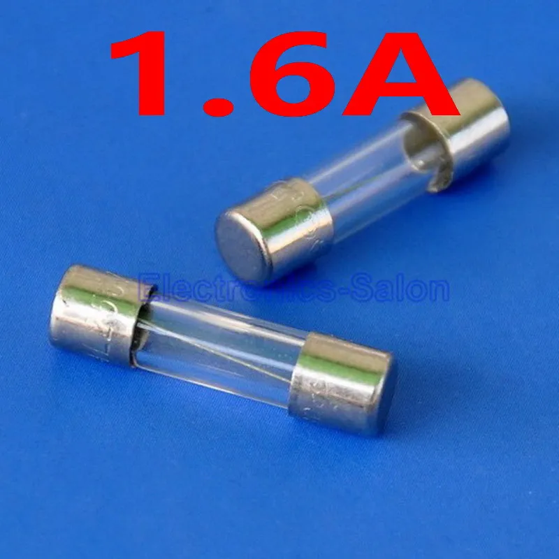 ( 200 pcs/lot ) F1.6A 1.6A 250V,20mm,Quick Blow Glass Fuse,UL.in Fuses
