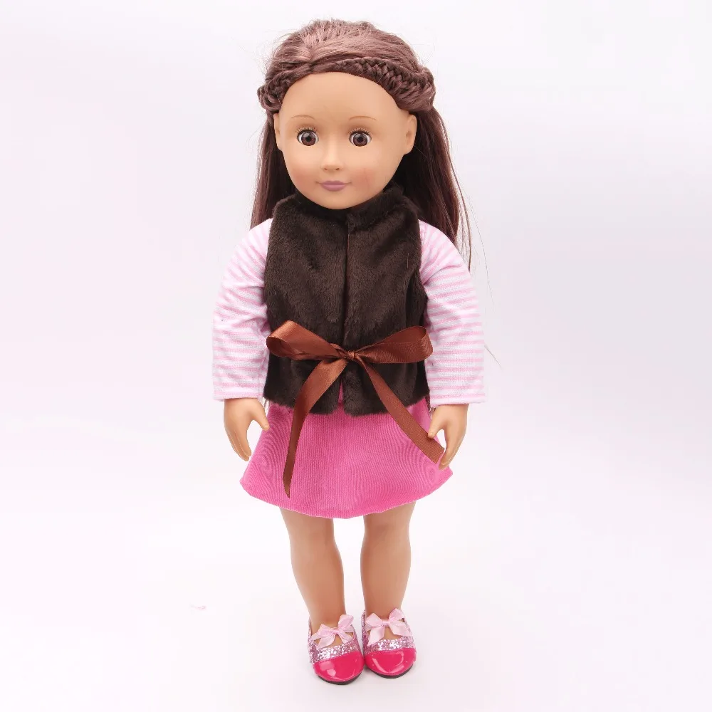 2016 new 18 inch American girl dolls clothes skirt suit children font b toy b font