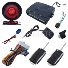 In Stock One Way Car Security System With Good Quality Three Buttons Remote Control Blank Flip Keys Are Selectable Fast Shipping