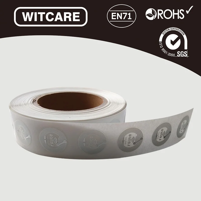 

*500pcs/lot*NFC FM081 CHIP Wet Inlay *27mm* Stickers ompatible with all others nfc android phone * Free Shipping