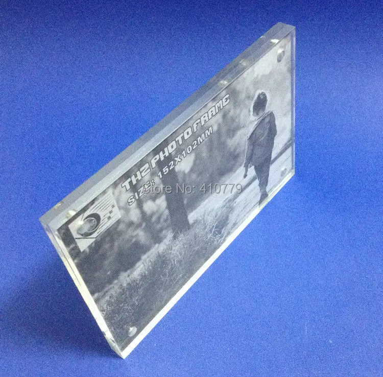 3 acrylic clear photo frame magnet picture frame (3)