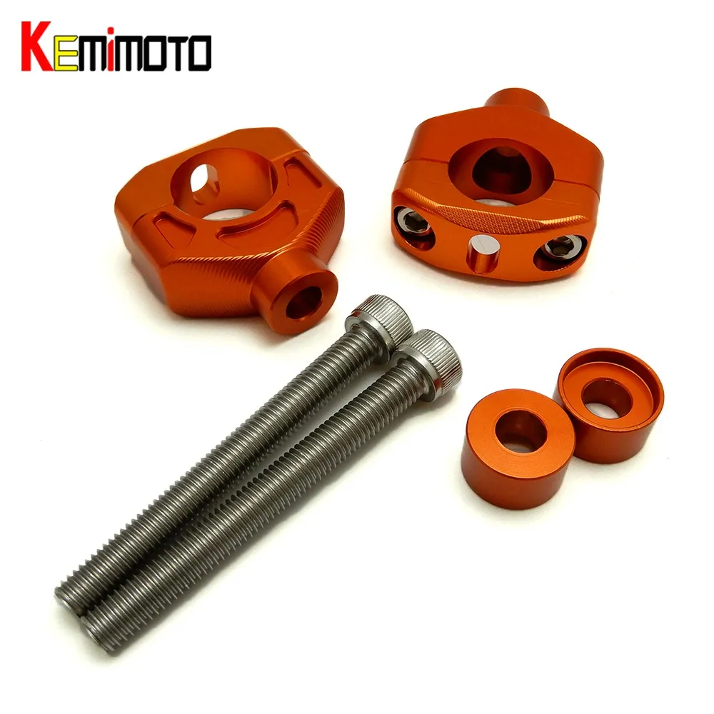 

KEMiMOTO Handlebar Mount Clamp High Lifter Riser Handle Bar Riser for KTM 390 690 for KTM Duke390 Duke690 for KTM Duke 390 690