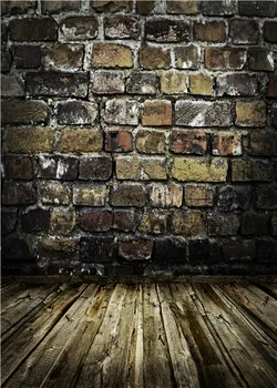 

LIFE MAGIC BOX Photography Tapis Vinyl Sol Backdrops Bark Brick Wall Photo Background