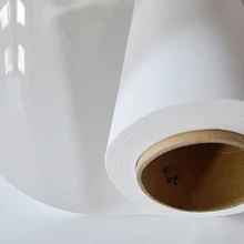 ПЭТ Светоотражающая УФ-защита рассеиватель пленка пустой светильник Материал коробки пленки, рекламный плакат бумага для печати, 1,07 м х 30 м в рулоне