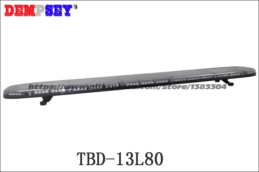 Flash Deal TBD-13L83 High quality super bright 1.8M LED Blue lightbar,Car Roof Flash Strobe lightbar,Police/Ambulance/emergency lightbar 1