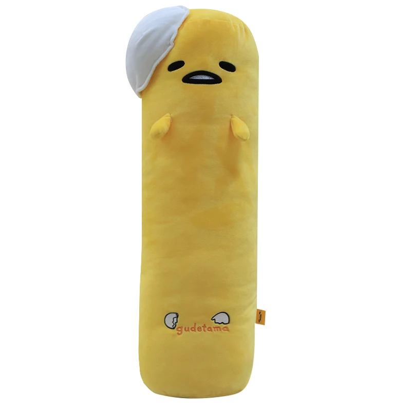 Большой размер мягкая Gudetama Lazy яйцо Длинная Подушка плюшевая игрушка яичный желток Brother большая кукла мягкая игрушка для детей девочка подарок на день рождения - Цвет: Цвет: желтый