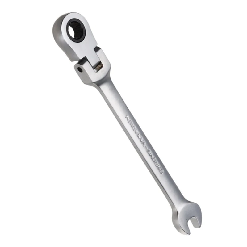 LIXF Горячая 1PC гибкая головка трещотка метрический гаечный ключ открытый конец и Кольцо Гаечные Ключи инструмент 27 мм