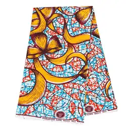 2019 африканские принты Анкара восковая ткань Гарантированная настоящая голландская восковая ткань Лучшее качество 100% хлопок швейный