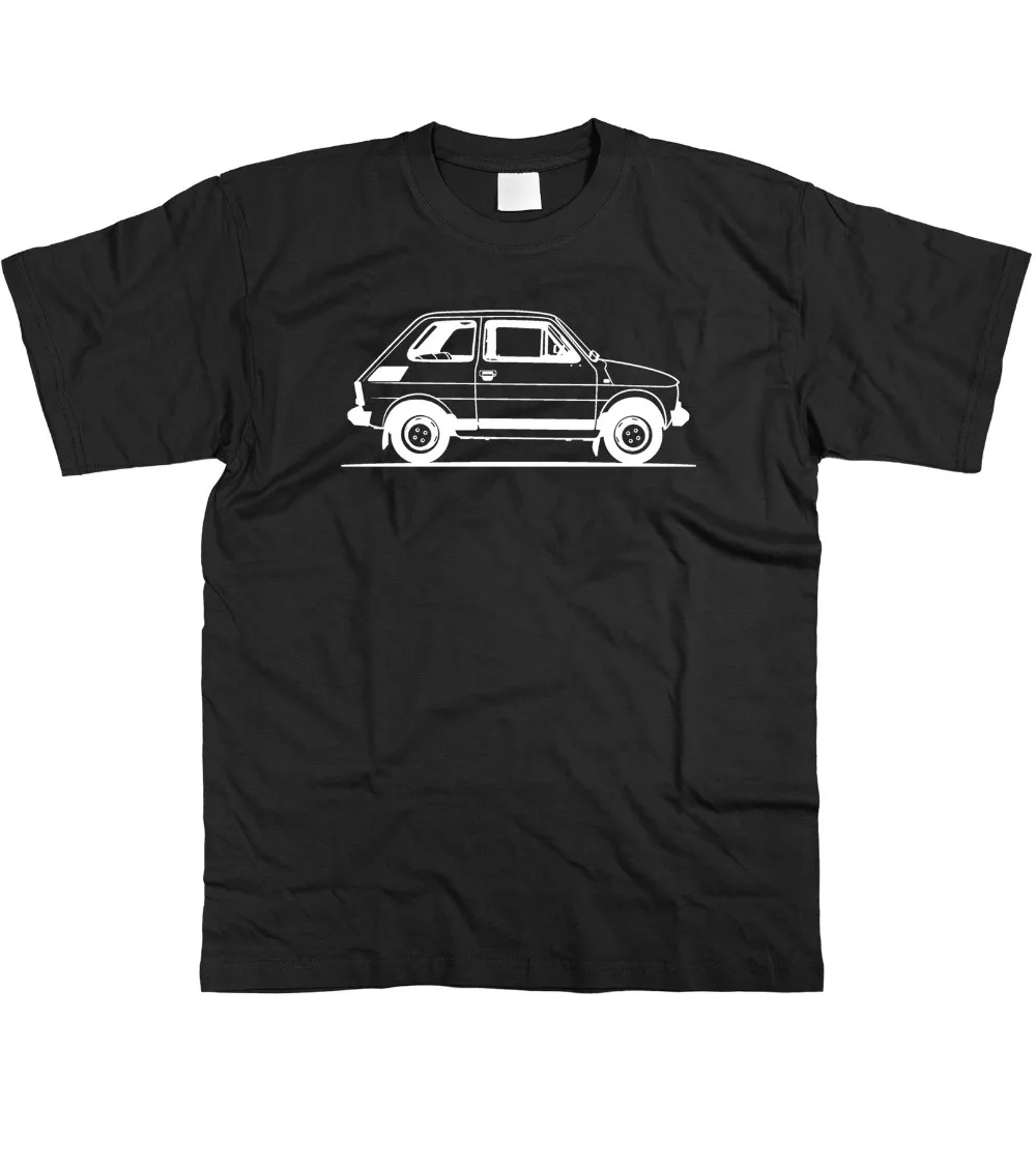 

Famous Brand Design Summer New Print Man Cotton Fashion Motorholics Mens Original Sketch Fiat 126 T-Shirtfamily T Shirts