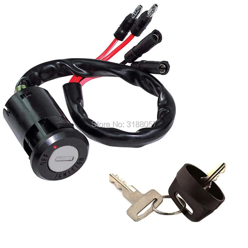 Ignition Key Switch For Honda 300 Trx300 Trx300fw Fourtrax